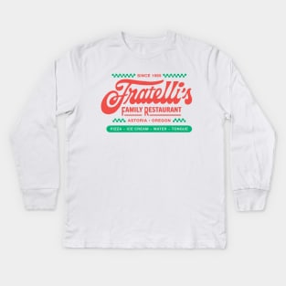 Fratelli's Family Restaurant The Goonies 80s Oregon Kids Long Sleeve T-Shirt